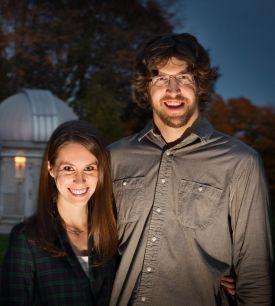 Photo of Erica Nelson and Joel Leja